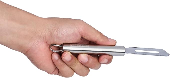 Restaurantware-German Standard 7.6 Inch Vegetable Peelers, 24 Dishwashable Hand Peelers - Ultra Sharp Blades, Ergonomic Handles, Stainless Steel Potato Peeler, For Zucchini, Carrot, Or, More