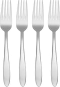 Oneida Mooncrest Dinner Forks, Set of 4 B336004A, Silver, Set of 4, Dinner Forks