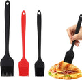 3 PCS Silicone Basting Pastry Brush,Heat Resistant Cooking Brush for Oil Butter Sauce,Premium Cooking Brush for Sauce Marinade Meat Glazing