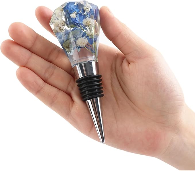 10 Pack Wine Stopper Resin Casting Mold Accessories - 5 Molds + 5 Accessories for Soap Making, Candle Making, Resin Making