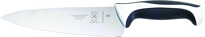 Mercer Culinary Millennia 5-Piece Magnetic Board Set, Bamboo, White Handles (M21981WBH)