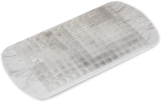 Host Mini Ice Cube Tray, Makes 160 Cubes, Durable Silicone Trays, Perfect for Cocktails, Whiskey, Bourbon, Margarita, Mojito, Iced Coffee, Home Kitchen Essentials, Set of 1, Marble