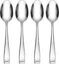Oneida Silverware Set, Moda Fine Flatware 4-Piece Dinner Spoons Set, Service For 4, Rust Resistant 18/10 Stainless Steel, Dishwasher Safe, Mirror Finish, Home And Kitchen Utensils (Silver 4 Piece)