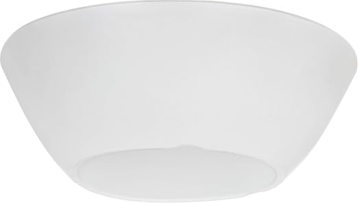 Carlisle FoodService Products Ridge Reusable Plastic Bowl for Home and Restaurant, Melamine, 52 Ounces, Cement, (Pack of 12)