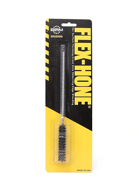 Brush Research BC12M80 FLEX-HONE®, 0.472" (12mm) Diameter, 80 Grit, Silicon Carbide, for Mild Steel, Stainless Steel, Cast Iron and Softer Ferrous Materials