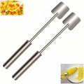 Latest Corn Peeler | Long-Handle Stainless Steel Kernel Remover | Fast, Labor-Saving & Safe | Easy-Clean Tool for Home, Restaurants & BBQs (CK-C(2Pcs))