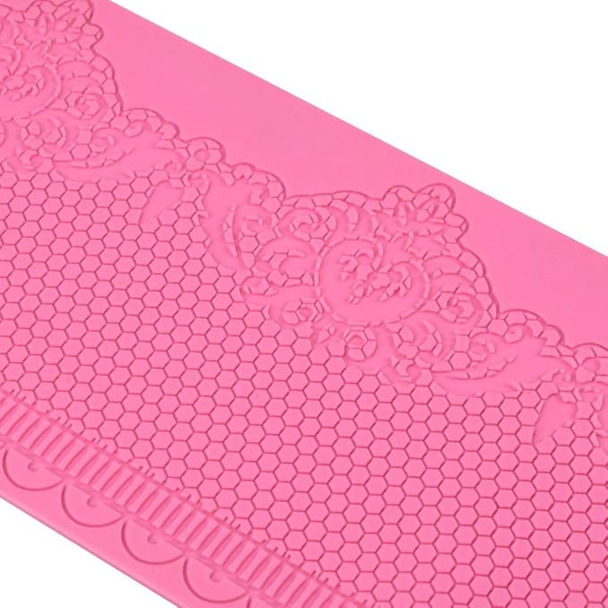 Silicone Molds 3D Hollow Leaf Chocolate Molds Honeycomb Bee Candy Mold Flower Pattern Fondant Mold Cake Topper Sugar Craft Decoration (T_Honeycomb_14.4 * 5.8 * 0.12inch)