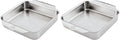 Hestan Provisions OvenBond – 8" x 8" Stainless Steel Square Baker Pan (Pack of 2)