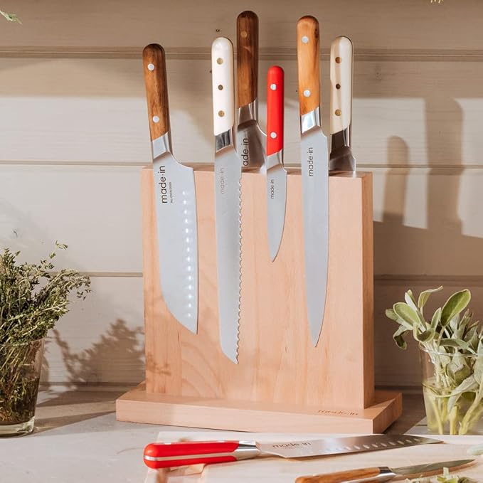 Made In Cookware - Knife Block - Italian Beechwood - Made in Italy