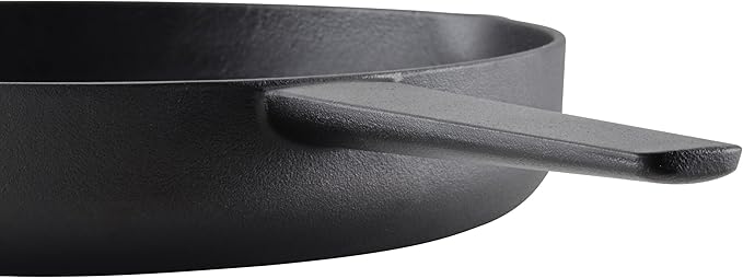 KitchenAid 48395 Seasoned Cast Iron Frying Pan/Skillet, 12 Inch - Black