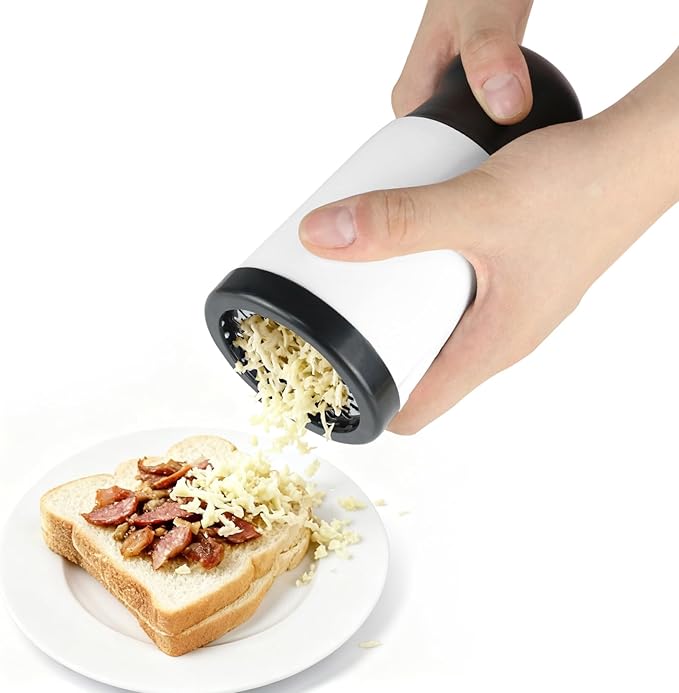 Portable Manual Cheese Grinder Mill Quick Grating and Slicing Cheese Shredder Chopper and Kitchen Grinding Tool
