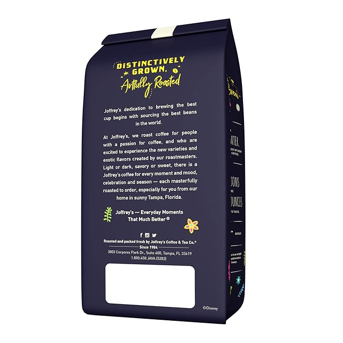 Joffrey's Coffee - Disney Encanto Familia Madrigal Blend, Disney Specialty Coffee Collection, Medium Roast, 100% Arabica Bean (Whole Bean, 11 oz)