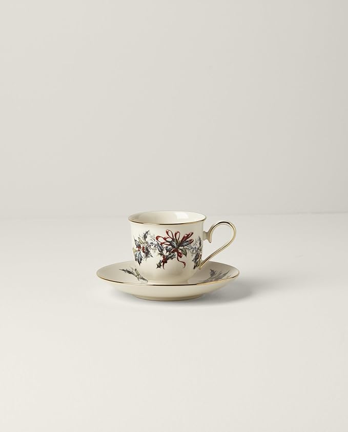 Lenox 185518032 Winter Greetings Teacup, Christmas & Holiday Drinkware