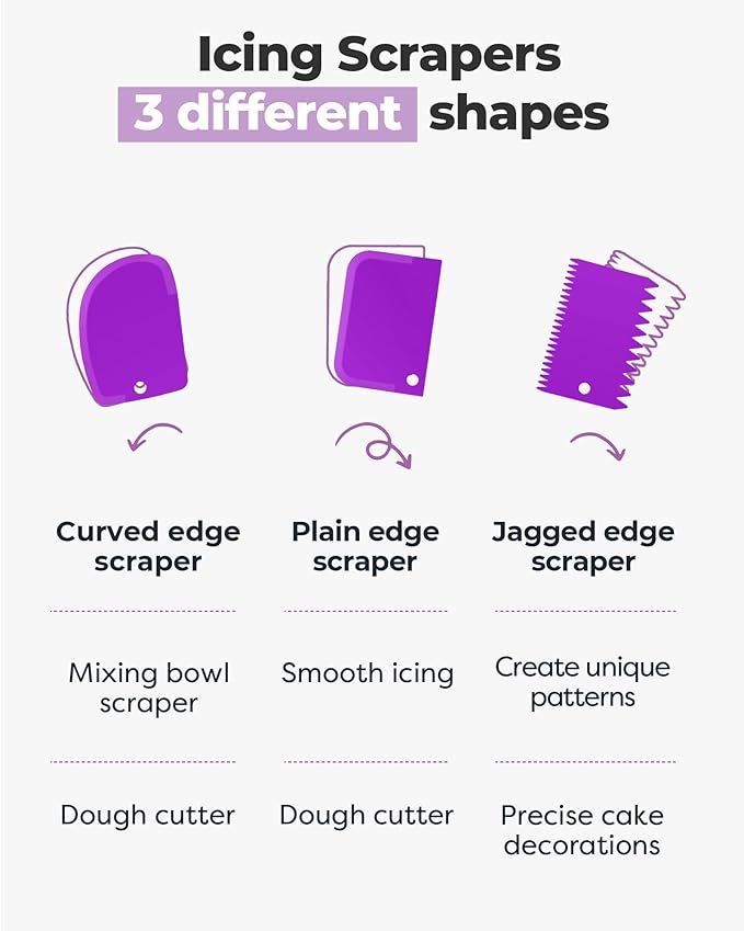Kootek 71PCs Cake Decorating Kit, Baking Supplies Tools - Includes Cake Stand Turntable, 12 Icing Piping Tips Set, 2 Frosting Spatulas, 3 Scrapers, 50+2 Piping Bags, Coupler, Video Tutorial, Booklet