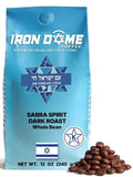 Iron Dome Coffee – Sabra Spirit Whole Bean Coffee, Dark Roast – Fresh Roasted Coffee Beans – Bold Rich Flavor – 12oz Bag – Inspired by the Heritage of Jerusalem