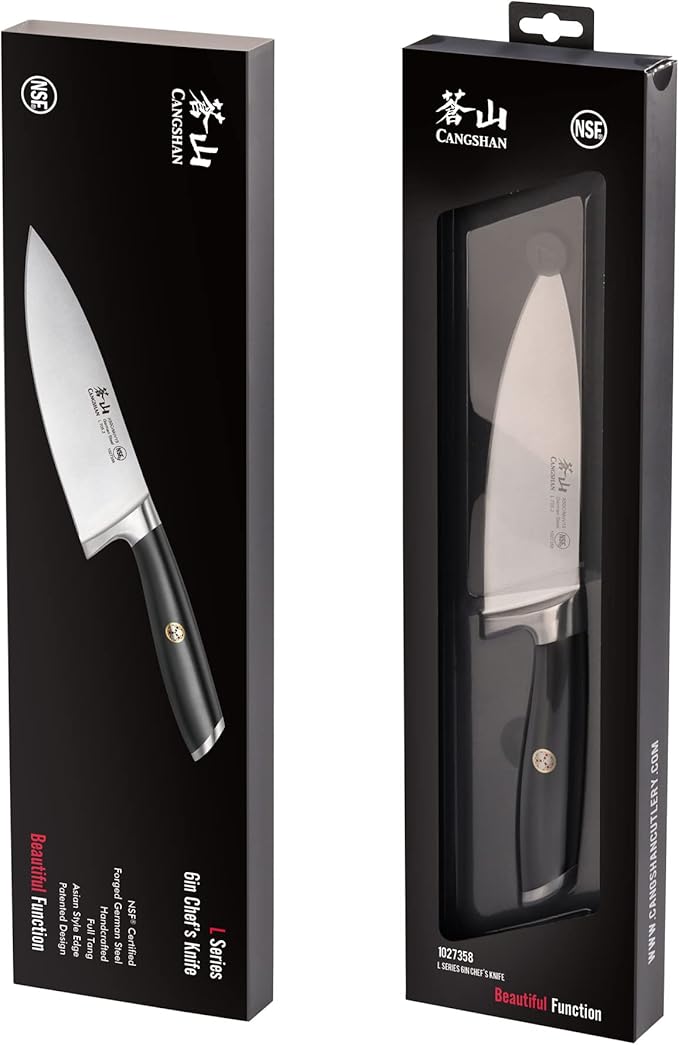 Cangshan L Series 1027358 German Steel Forged 6" Chef's Knife