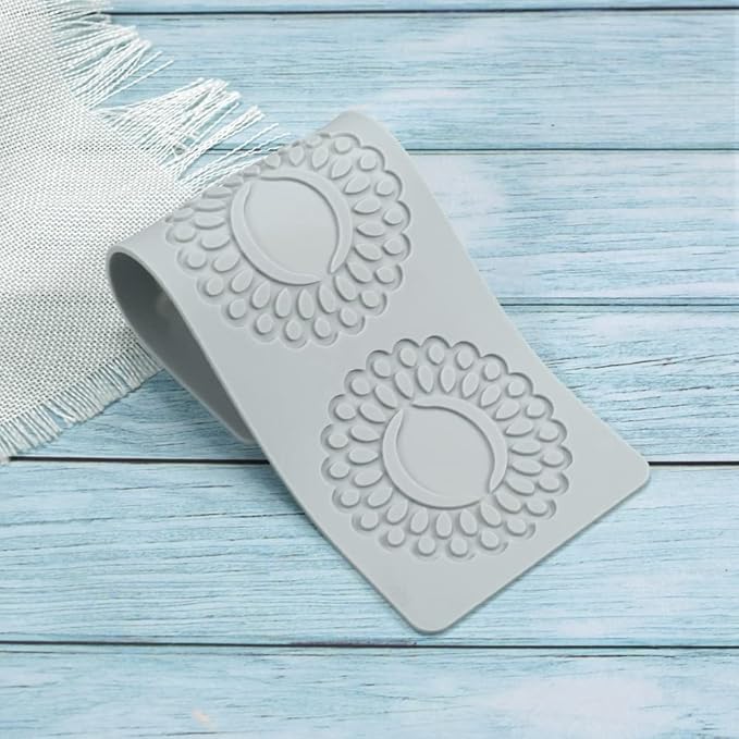 Silicone Molds 3D Hollow Leaf Chocolate Molds Honeycomb Bee Candy Mold Flower Pattern Fondant Mold Cake Topper Sugar Craft Decoration (R_Sunflower_10.08 * 3.56 * 0.08inch)