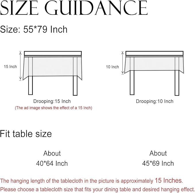 ISAENNE Designer Linen Table Cloth for Rectangle Table,Western Colorful Floral Indoor Tablecloth,Wrinkle Resistant Decor Tablecloths for Dining Thanksgiving Kitchen Christmas,55"*79"-Serenity B