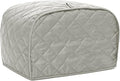Toaster Cover 2 Slice, Bread Dust Cover & Fingerprint Protection-Polyester & Cotton, Kitchen Small Appliance(Grey)