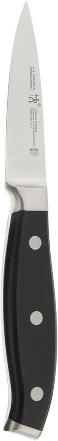 HENCKELS Forged Premio 3-inch Paring Knife, Black/Stainless Steel