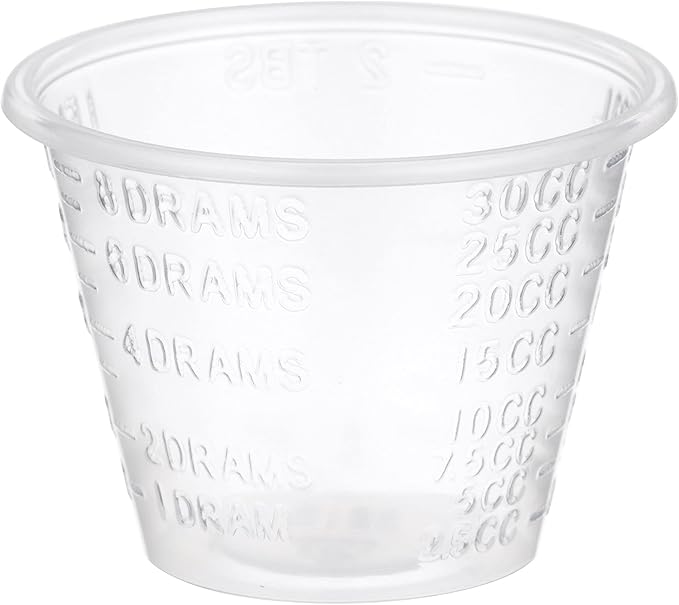 McKesson Medicine Cups, Disposable 1 oz / 30 ml [5000 Count] Plastic, Small, Mixing, Measuring, Resin, Epoxy