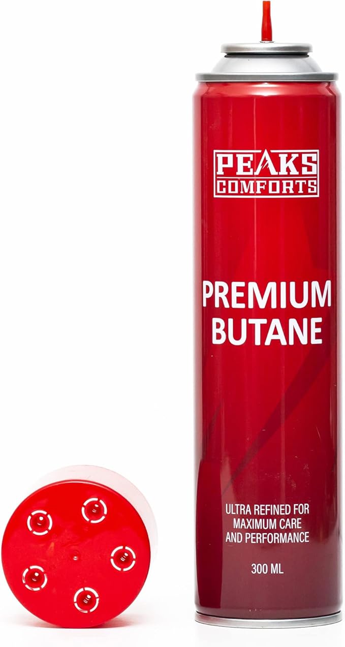 Butane Refill for Torch Lighter - 300ML High Purity Butane, for Kitchen Torch, Butane Torch, Torch Lighter Refill Gas (Pack of 2)