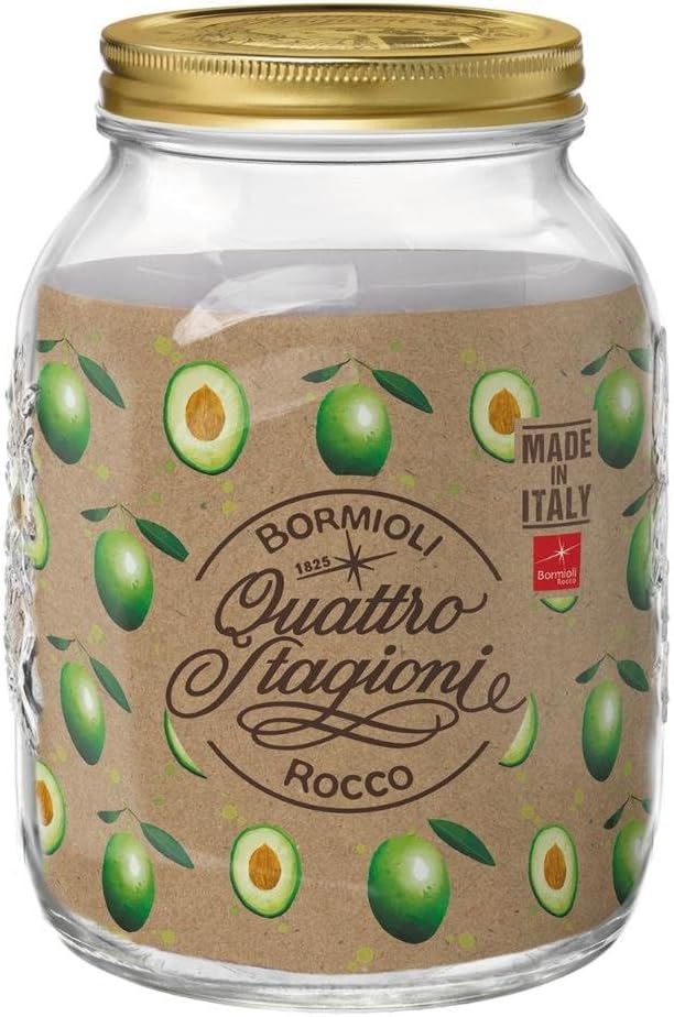 Bormioli Rocco Quattro Stagioni Maxi Collection - Gallon Jar - 3.78 Liter (128 oz.)