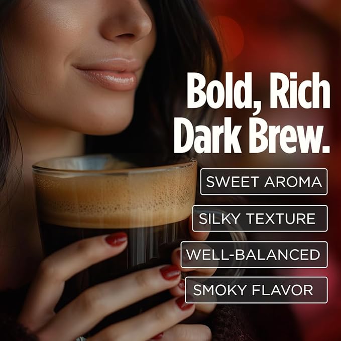 VitaCup Energy Dark Roast Coffee Pods, Boost Focus & Metabolism, Antioxidants, B Vitamins, Bold & Smooth,100% Arabica Coffee, Recyclable Single Serve Pod Compatible with Keurig K-Cup Brewers,32 Ct