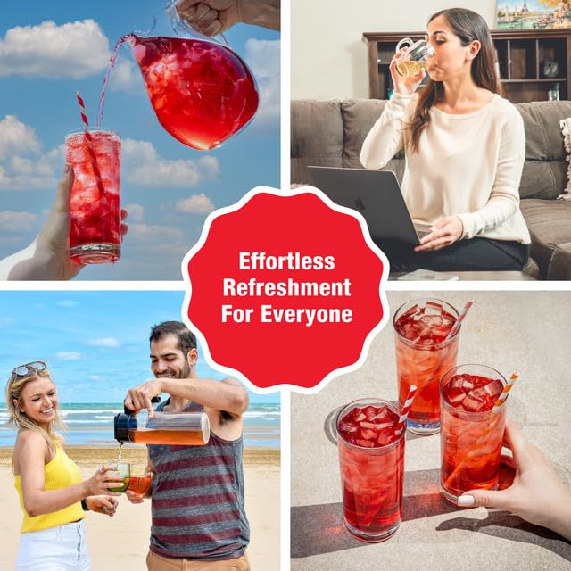 Tiesta Tea - Passion Berry Jolt Cold Brew, Loose Leaf, Raspberry Passion Fruit Black Tea, High Caffeinated, Cold Brew Packets, Makes 64 oz Pitcher Per Bag (Pack of 10)