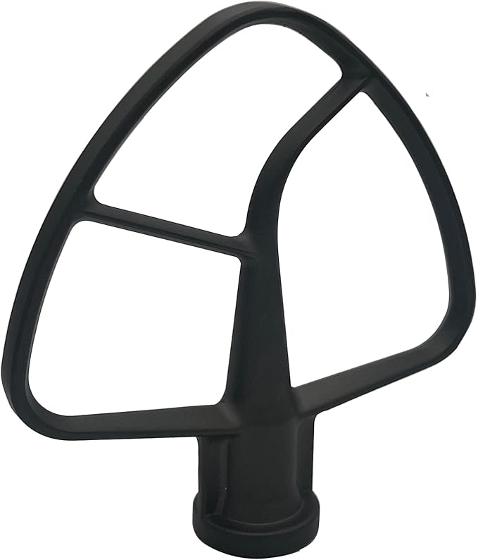 4.8 L 4.5 and 5 Quart aluminium TILT-HEAD FLEX EDGE BEATER ，Compatible with Kitchenaid stand mixer models K45SS, KSM75, KSM95, KSM150PS, KSM152PS and KSM155GB. (4.5-5 Quart)