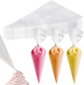200PCS 12 Inch Disposable Piping Bags, Icing Piping Bags for Frosting, Thickened Non-Slip and Anti-Burst Pastry Bags for all Size Tips Couplers and Baking Cookies Candy Supplies Kits