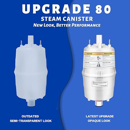Upgrade 80 Canister Substitute for Aprilaire 80 Replacement Canister, 80 Steam Canister for Aprilaire 800 Replacement Canister OEM, Canister Part No. 80 for Aprilaire 800 801 865 866 Humidifier 1 Pack