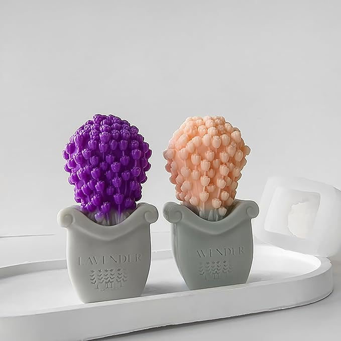 Tulip Soap Resin Mold - Resin Casting Silicone Molds for Home Decor & Candle Making Wave Spiral Mold