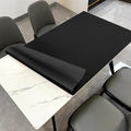 Leather Table Pad,1.8mm Thick,40x84 Inch,Dining Table Pad,Table Pads for Dining Room Table Rectangular,Table Protector for Dining Room Table,Table Top Protector(Black+Black,40x84)