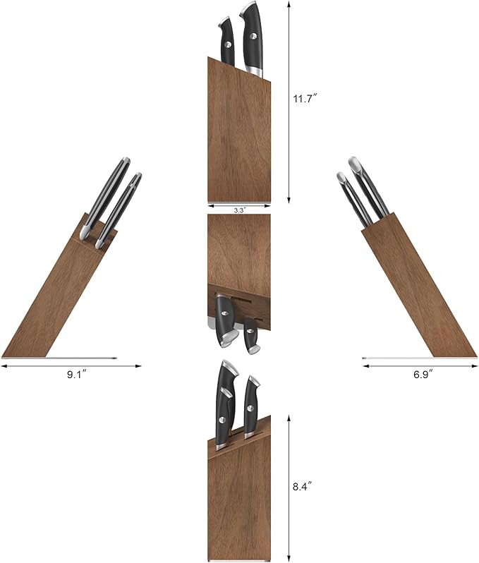 Cangshan Thomas Keller Signature Collection 4-Piece Knife Block Set, Black