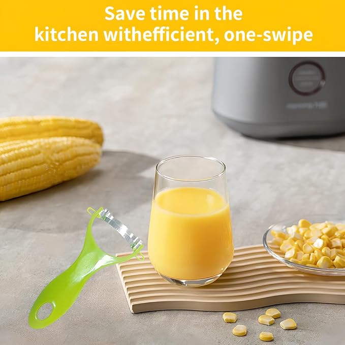 2PCS Corn Peeler, Corn Stripper Cob Stripper Tool, Corn on the Cob Stripper Tool with Ergonomic Handle Hand Protect