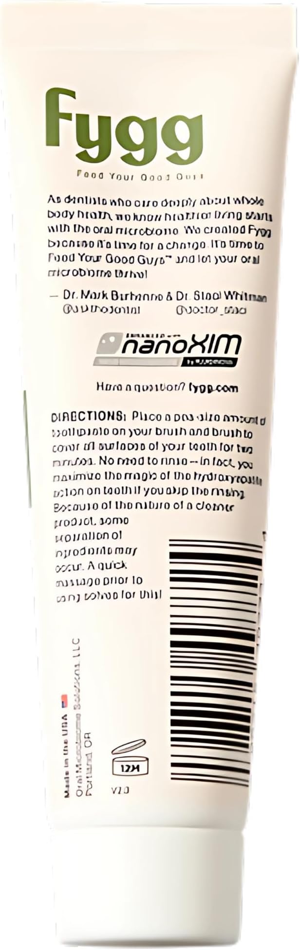 Nano Hydroxyapatite Toothpaste for Kids and Adult (Mild Mint - Travel)