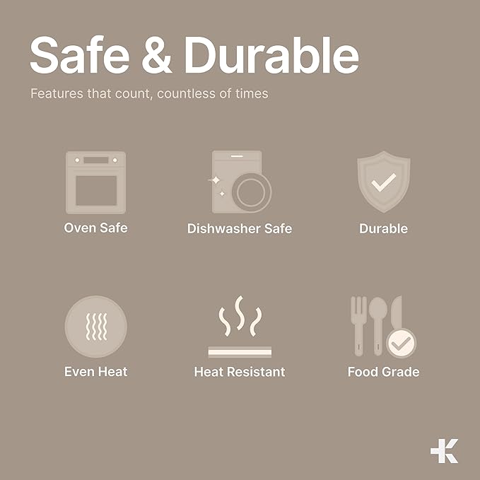 Stainless Steel Stockpot with Tempered Glass Lid 20 Quart, Durable 18/0 Stainless Steel, Impact-Bonded Base for Even Heating, Riveted Handles, Oven & All Stove Compatible, Safe Up To 500°F (260°C)