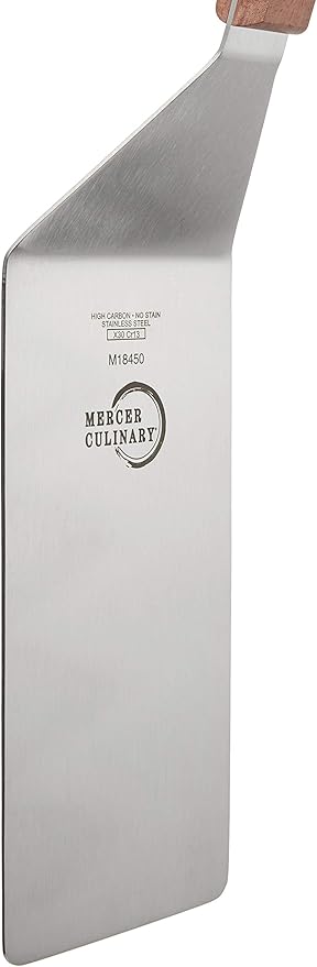 Mercer Culinary Praxis Rosewood Handle Heavy Duty Turner,Brown, 8" x 4"