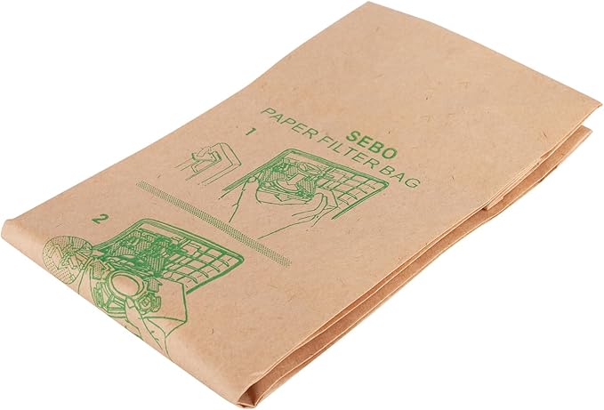 10 Pack Vacuum Bags Compatible with Windsor Sensor G & C Series G1 C2 C3 X12 X15 Versamatic Plus Sebo uprights replacement for 5300REP