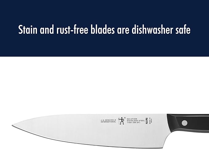 HENCKELS Solution Razor-Sharp 3-pc Starter Knife Set, German Engineered Informed by 100+ Years of Mastery