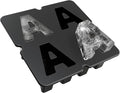 Customized Letter A Ice Cube Mold -Letter Silicone Ice Mold for Custom Ice Cube Mold and Baking Chocolate and Crafting Letter Molds, Ice Cube Molds for Cocktails & Whiskey with Custom Letters