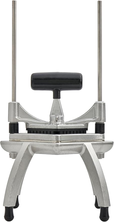 Commercial XL Vegetable Dicer and Chopper, 1/2" Stainless Steel Dicer with 4.25" Large Square Cutting Area, NSF Certified for Restaurants (29A-011-1/2)