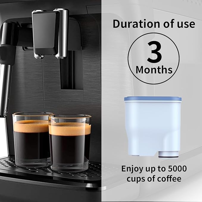 Coffee Machine Water Filter Compatible with Philips AquaClean CA6903, Water Filter for Fully Automatic Coffee Machines Dedicated Anti-Lime Scale Water, 4PCS