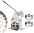 INTSUPERMAI Dough Divider Cutter Machine 40PCS Manual Dough Divider Rounder 2 Pans Hydraulic Dough Equal Cutter DIvider Cutting Machine 0.95oz-5.08oz(27g-144g)