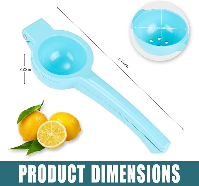 Manual Juicer Citrus Lemon Squeezer, Fruit Juicer Lime Press Metal, Professional Hand Juicer Kitchen Tool