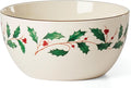 Lenox Serveware, Holiday Small Bowl, Service for 1, 14 Oz Made From Porcelain for Christmas Hosting, Christmas Decor, Dishwasher Safe, Soup and Salad Bowl (Multicolor, 2.5 Inch Height, 1 Piece)
