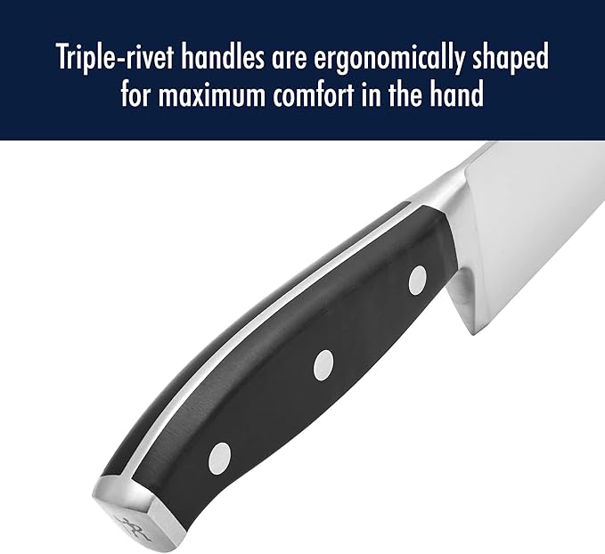 HENCKELS Forged Premio 3-inch Paring Knife, Black/Stainless Steel