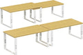 Kitchen Cabinet Organization Shelf，Set of 2 Height Adjustable Storage Racks，Stackable，Expandable，Countertop Shelves Organizer，Pantry Shelving(2PACKS/Large/White)
