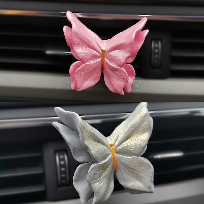 3D Double Winged Butterfly Candle Mold, Bilayer Butterfly Silicone Mold, Animal Resin Mold for Soap Soy Wax Epoxy DIY Handcraft Home Ornaments Car Air Freshener Decoration